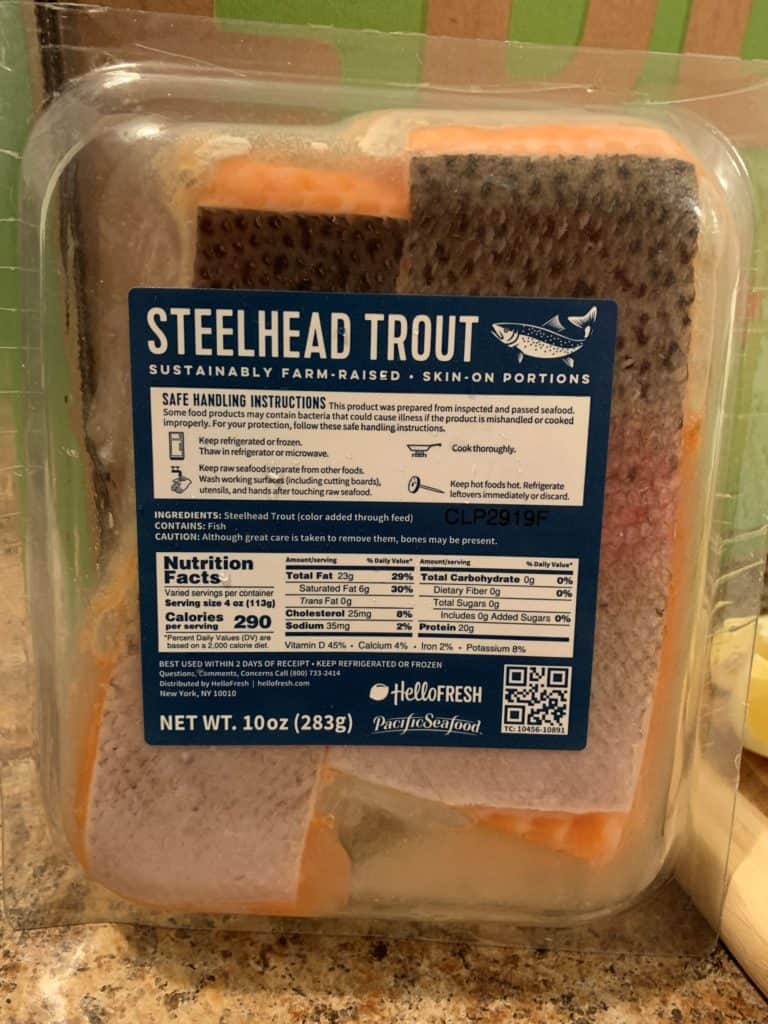 HelloFresh Steelhead Trout