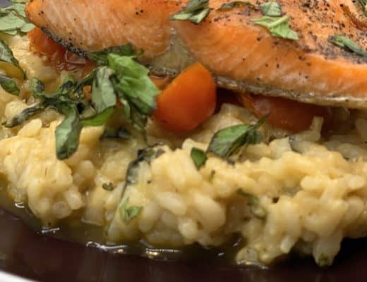 Trout with Risotto